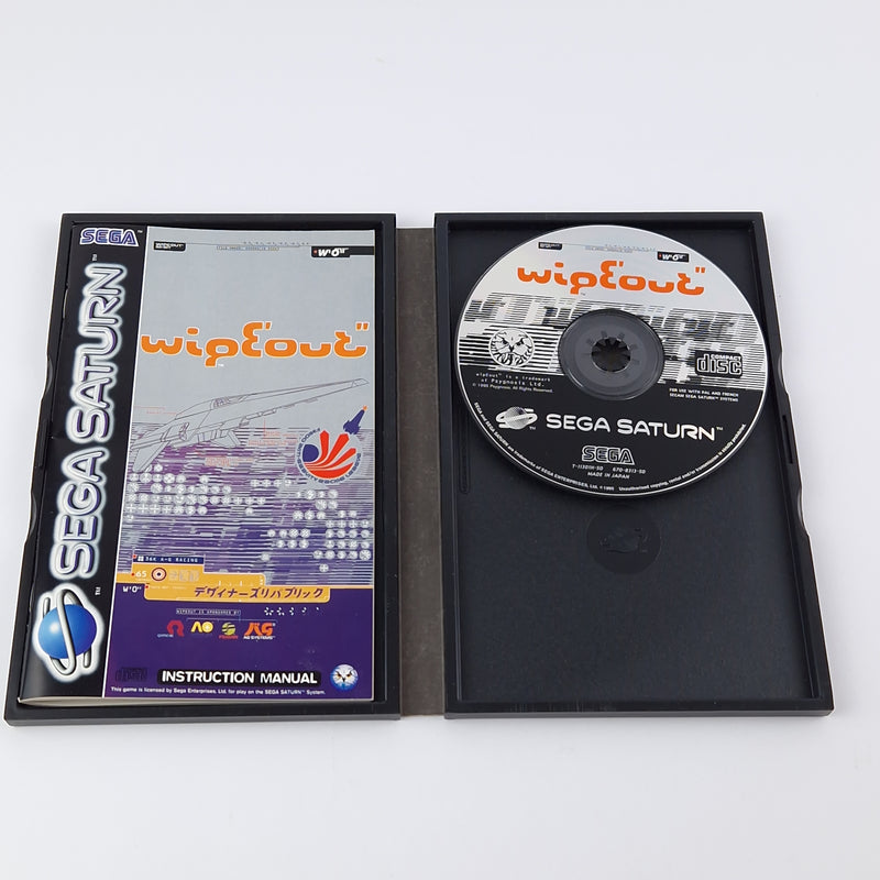 Sega Saturn Game: Wipeout - Original Packaging &amp; Instructions PAL Disk System CD