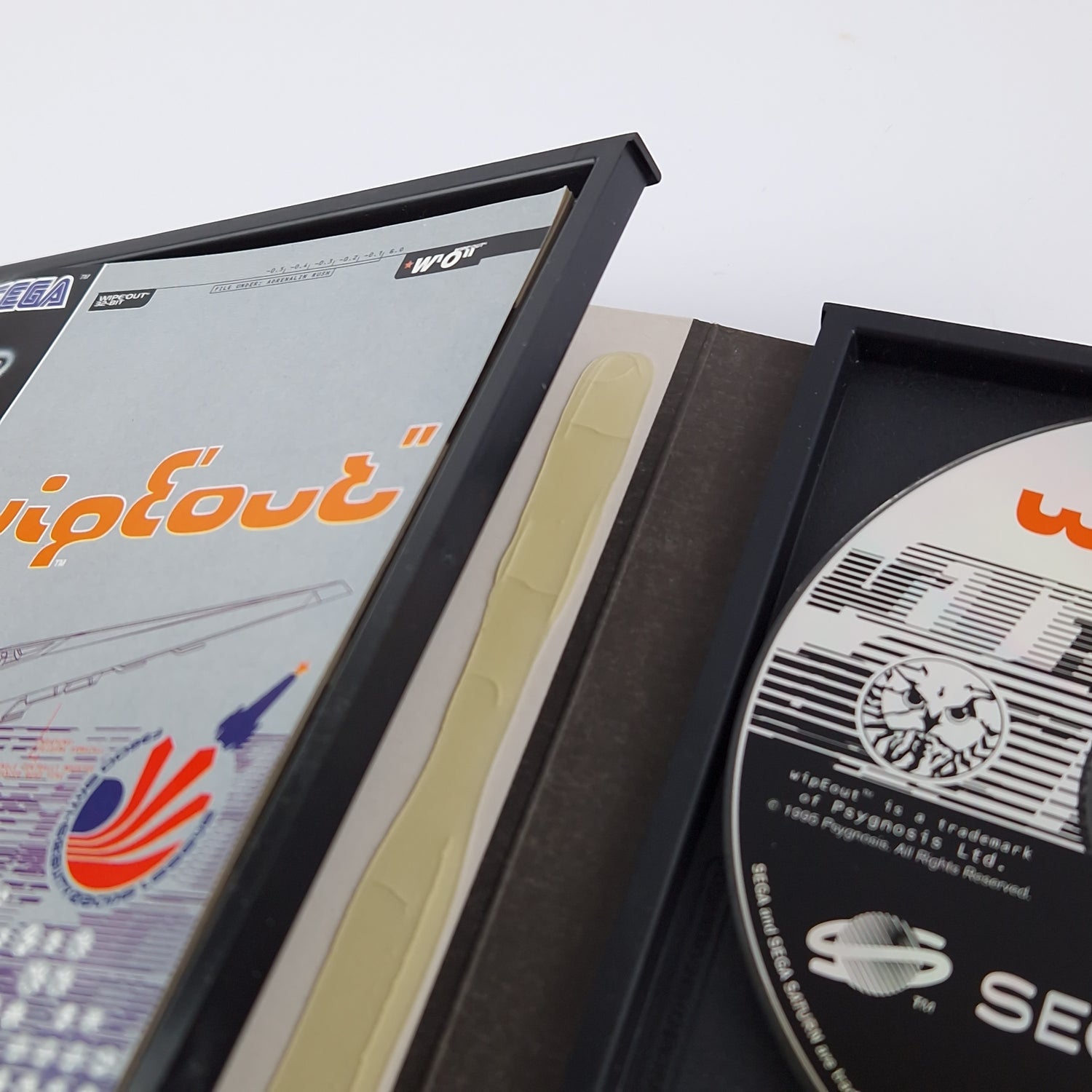 Sega Saturn Game: Wipeout - Original Packaging & Instructions PAL Disk System CD