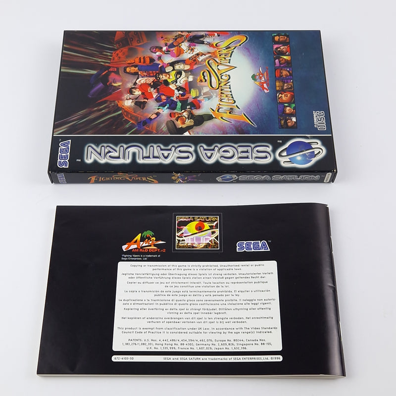 Sega Saturn Game: Fighting Vipers - Original Packaging &amp; Instructions PAL Disk System CD