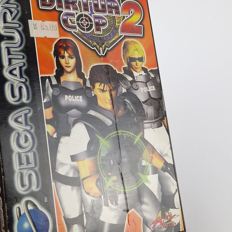 Sega Saturn Spiel : Virtua Cop 2 - OVP & Anleitung PAL | Disk System CD