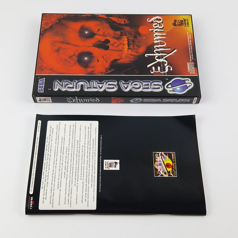 Sega Saturn Game: Exhumed - Original Packaging &amp; Instructions PAL | Disk System CD USK18