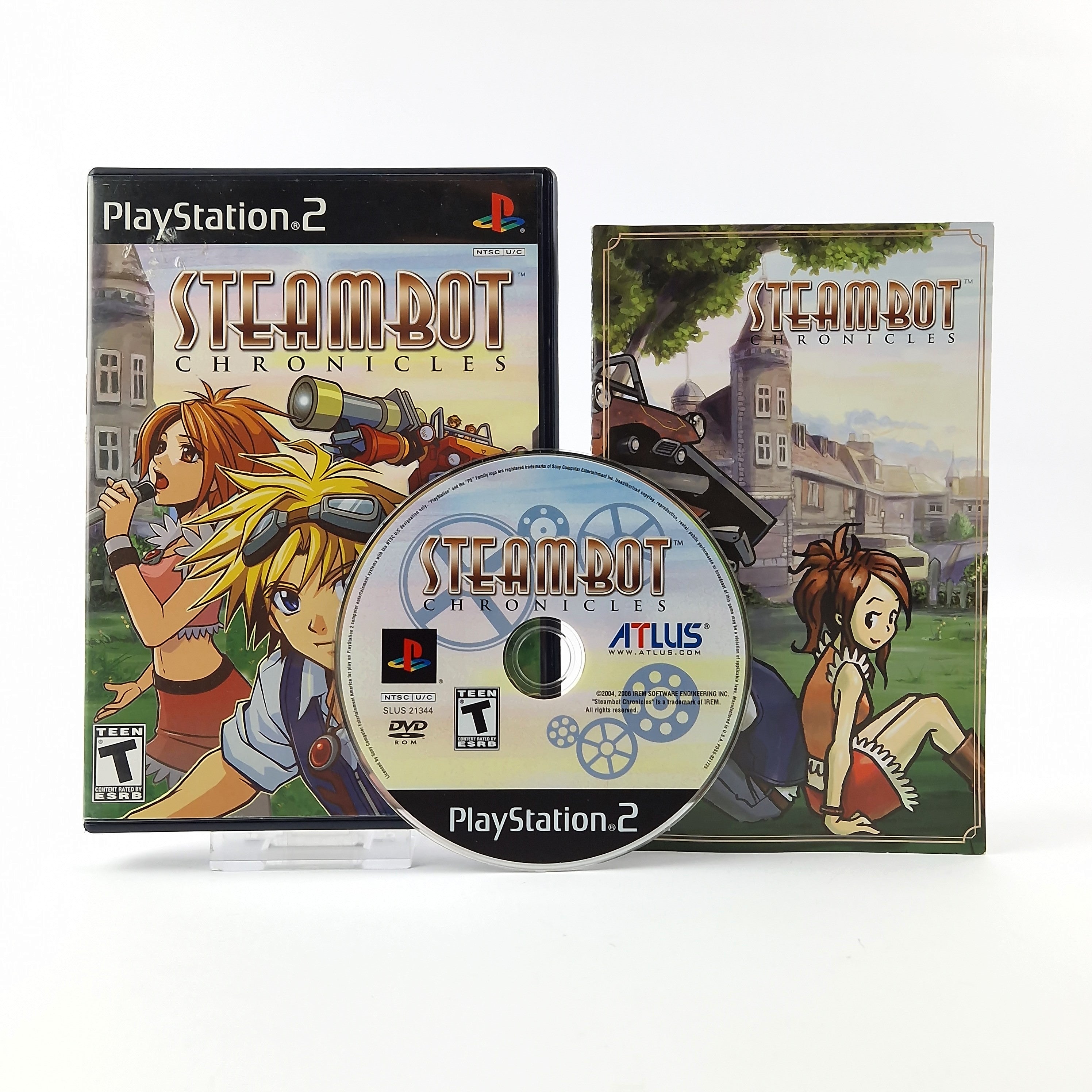 Sony Playstation 2 Game: Steambot Chronicles - OVP Instructions PS2 NTSC-U/C USA