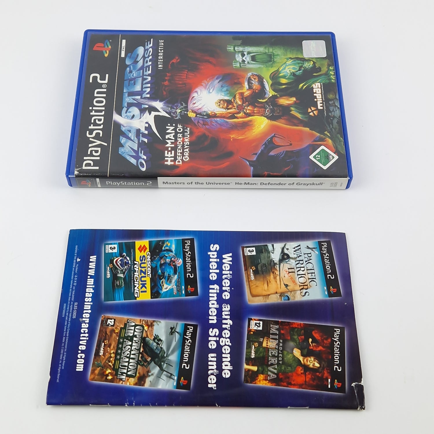 Sony Playstation 2 Spiel : Masters of the Universe - OVP Anleitung PAL | PS2