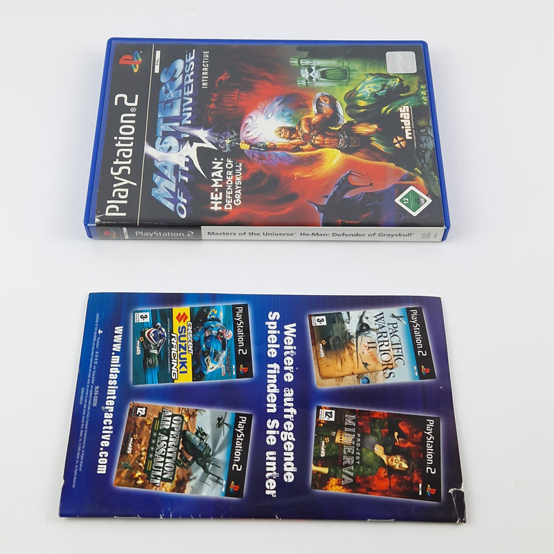 Sony Playstation 2 Spiel : Masters of the Universe - OVP Anleitung PAL | PS2