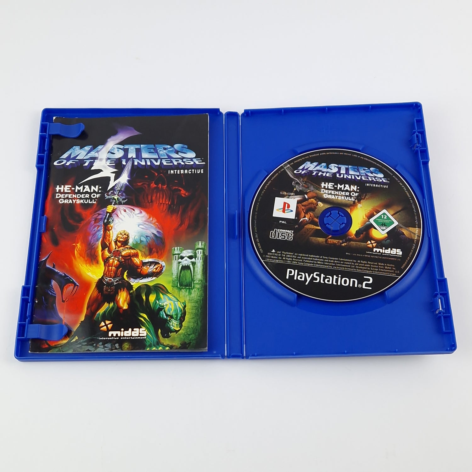 Sony Playstation 2 Spiel : Masters of the Universe - OVP Anleitung PAL | PS2