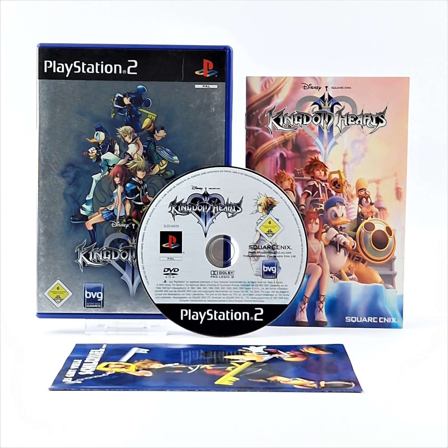 Sony Playstation 2 Game: Disney Kingdom Hearts II 2 - OVP Instructions PAL PS2