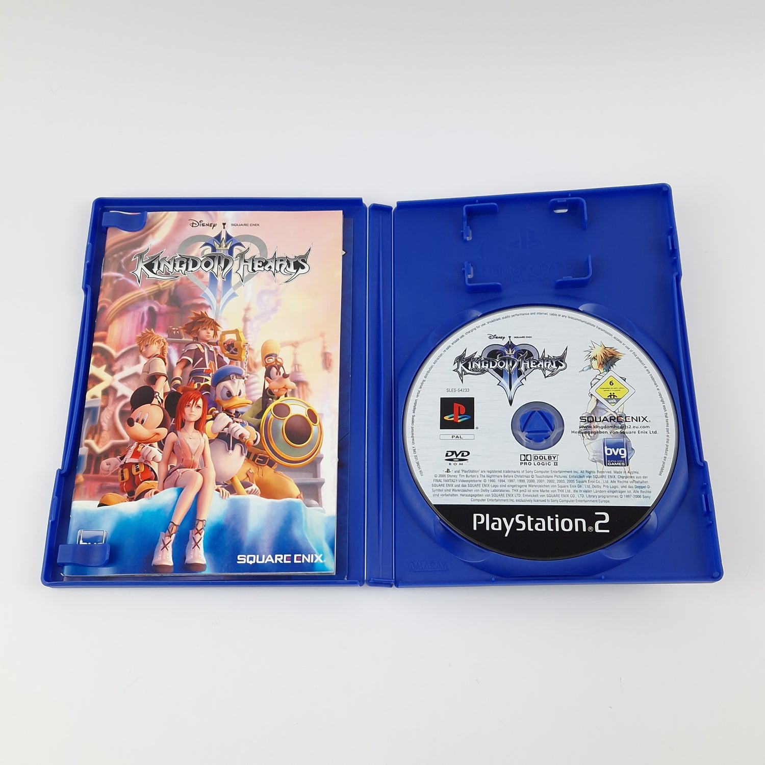 Sony Playstation 2 Game: Disney Kingdom Hearts II 2 - OVP Instructions PAL PS2