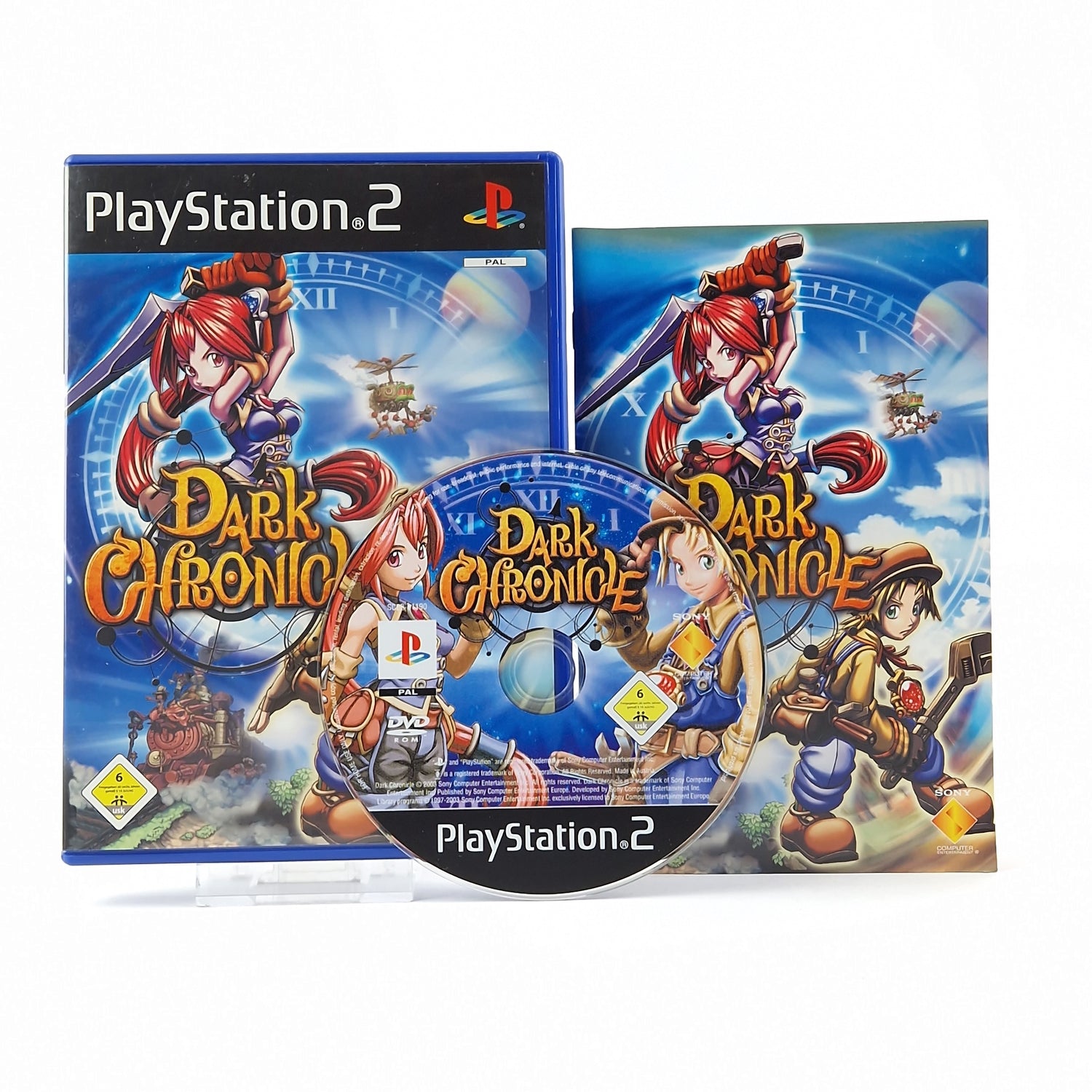 Sony Playstation 2 Spiel : Dark Chronicle - OVP Anleitung PAL PS2 Game