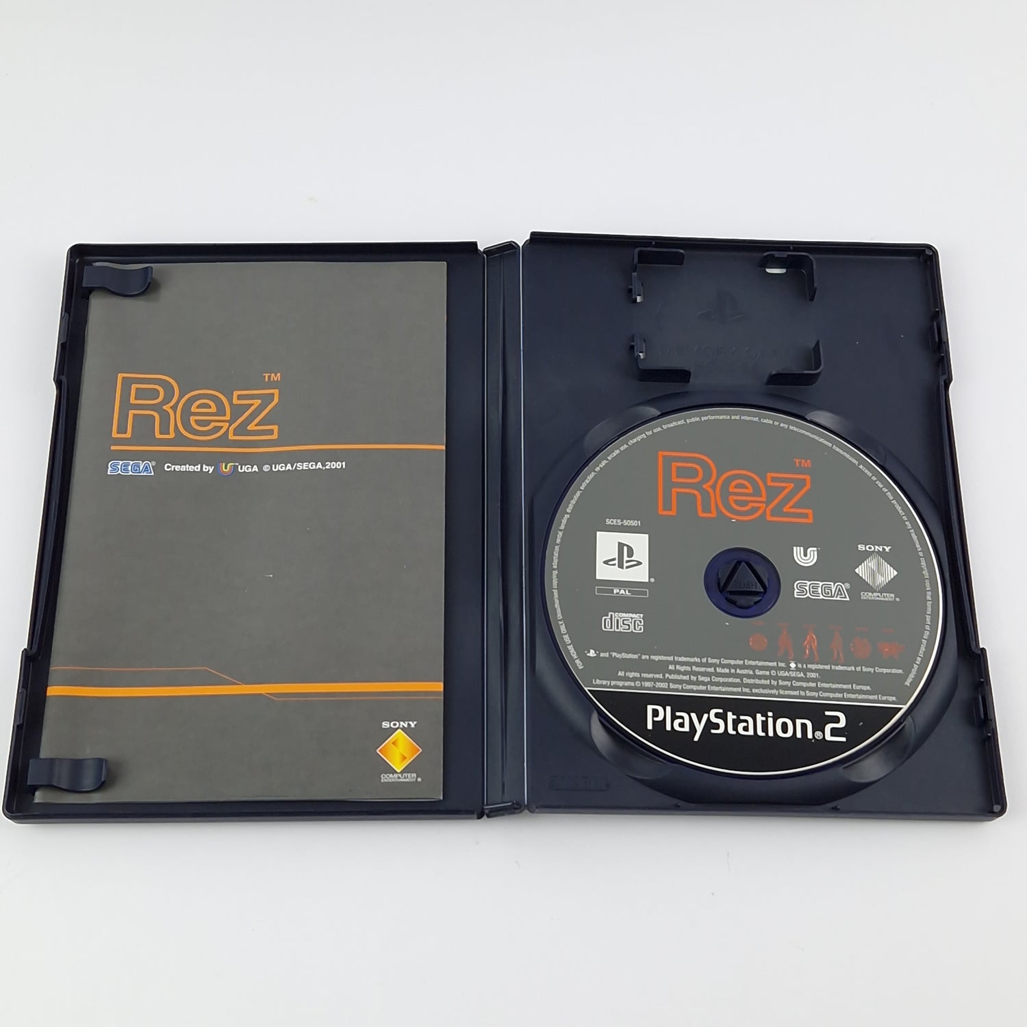 Sony Playstation 2 Game: REZ - OVP Instructions PAL PS2 Game
