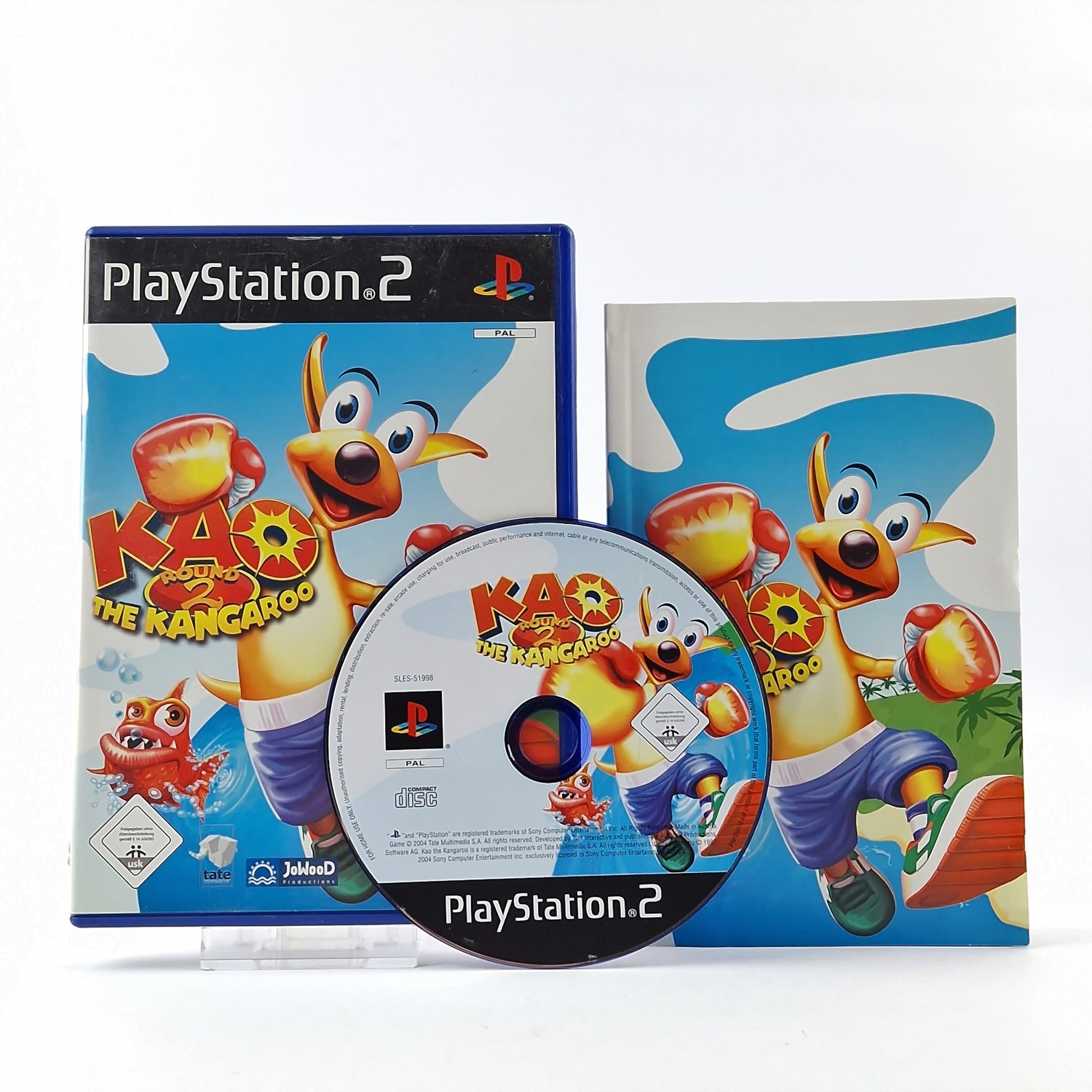 Sony Playstation 2 Spiel : KAO The Kangaroo Round 2 - OVP Anleitung PAL | PS2