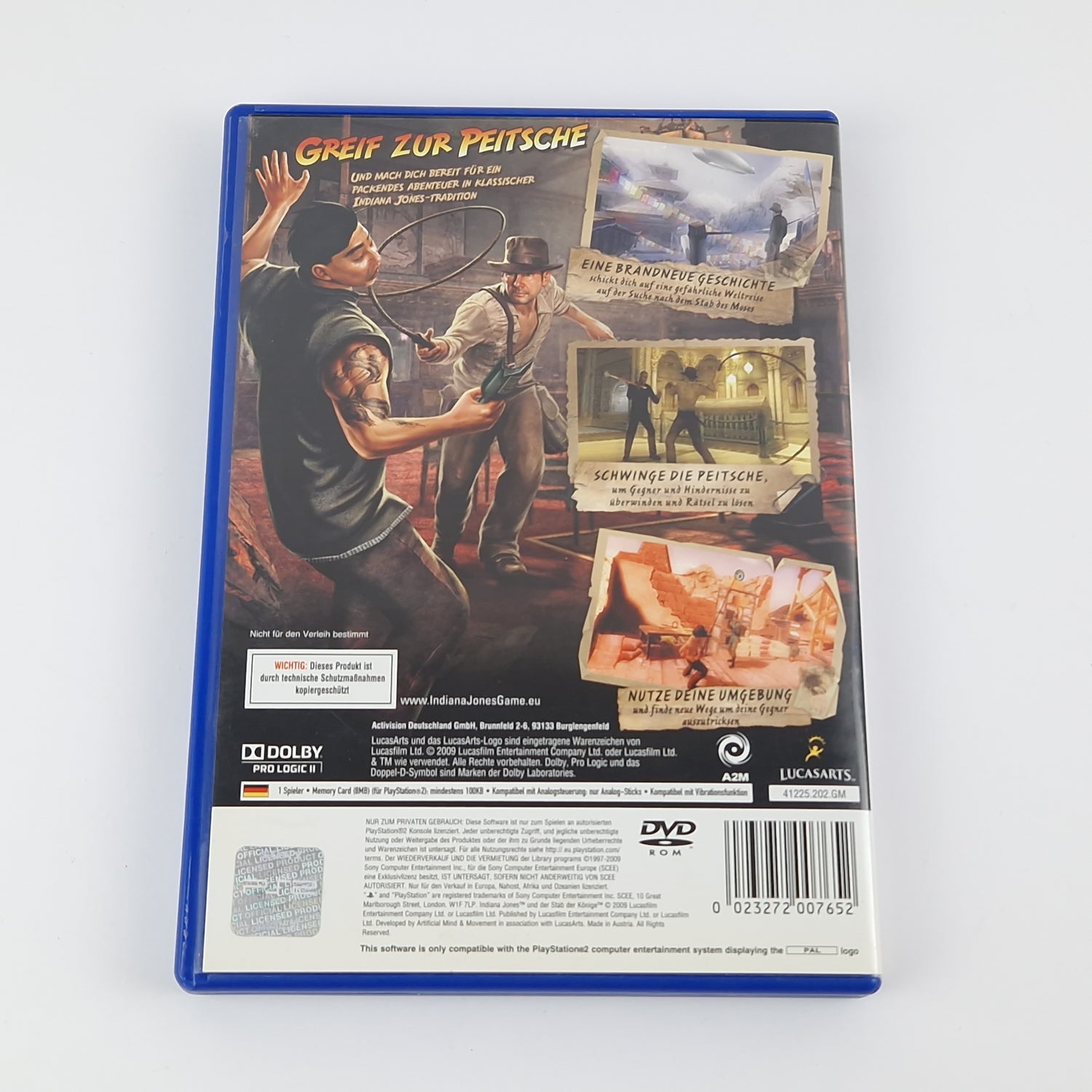 Sony Playstation 2 Game: Indiana Jones and the Staff of Kings - OVP PS2 PAL