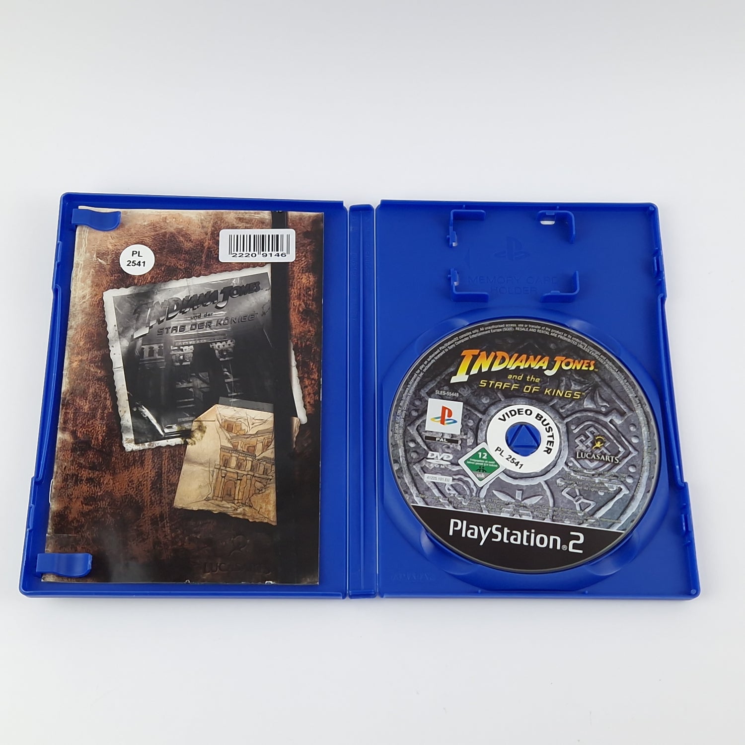 Sony Playstation 2 Game: Indiana Jones and the Staff of Kings - OVP PS2 PAL