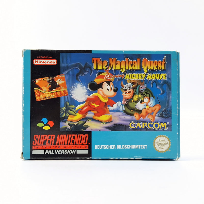 Super Nintendo Spiel : The Magical Quest starring Mickey Mouse - OVP SNES PAL