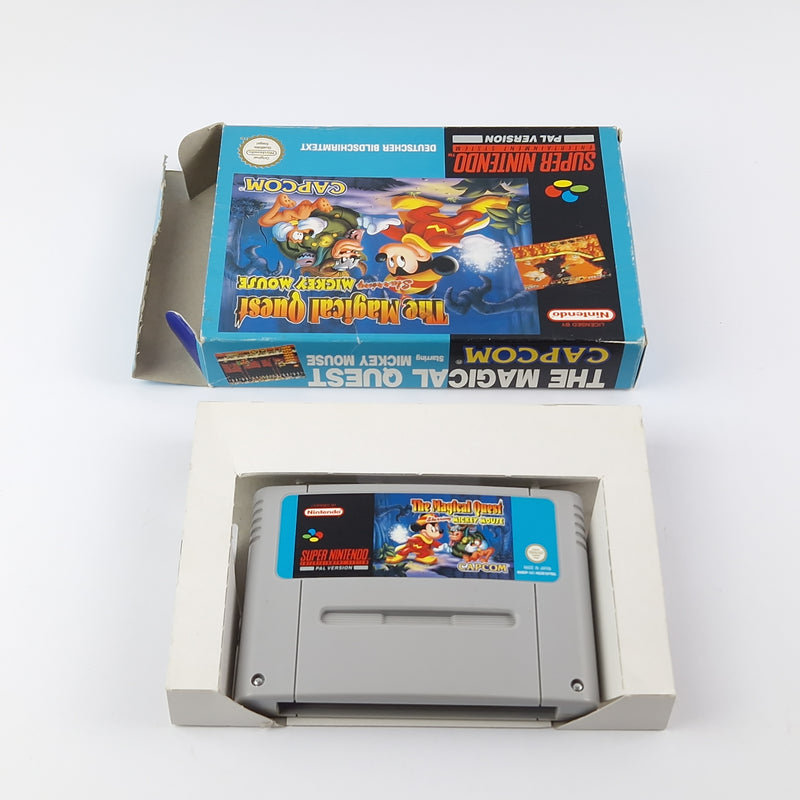 Super Nintendo Spiel : The Magical Quest starring Mickey Mouse - OVP SNES PAL