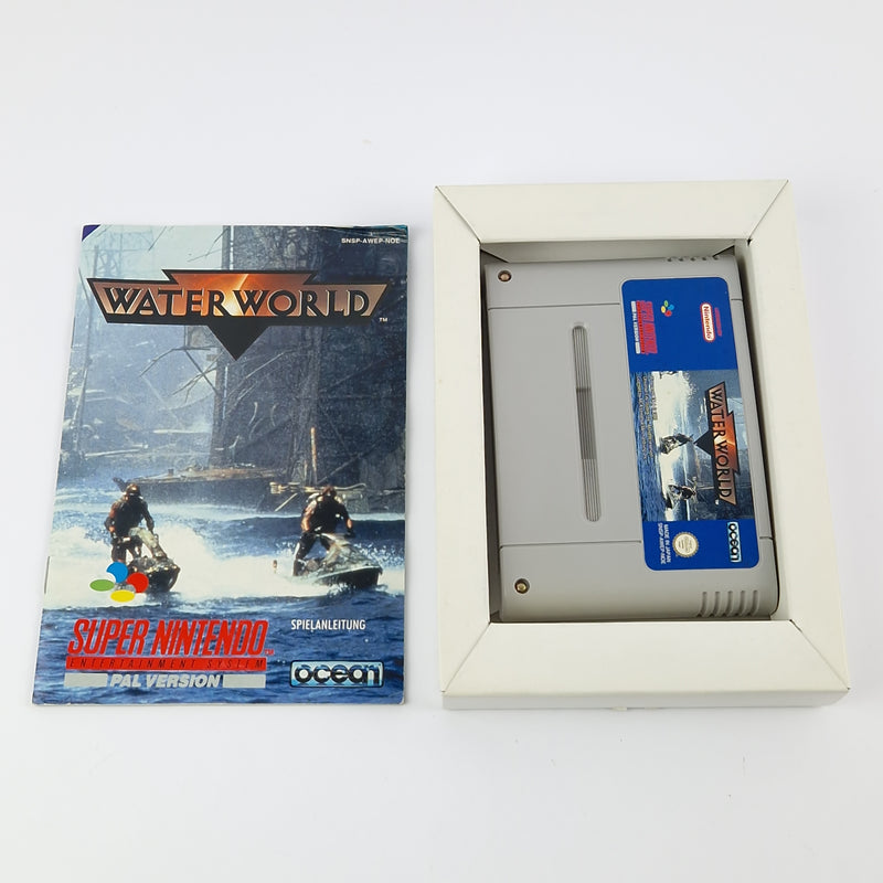 Super Nintendo Spiel : Water World -  OVP & Anleitung PAL | SNES Waterworld