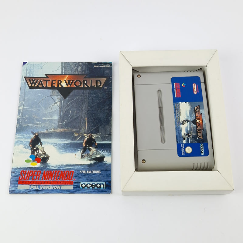 Super Nintendo game: Water World - original packaging &amp; instructions PAL | SNES Waterworld