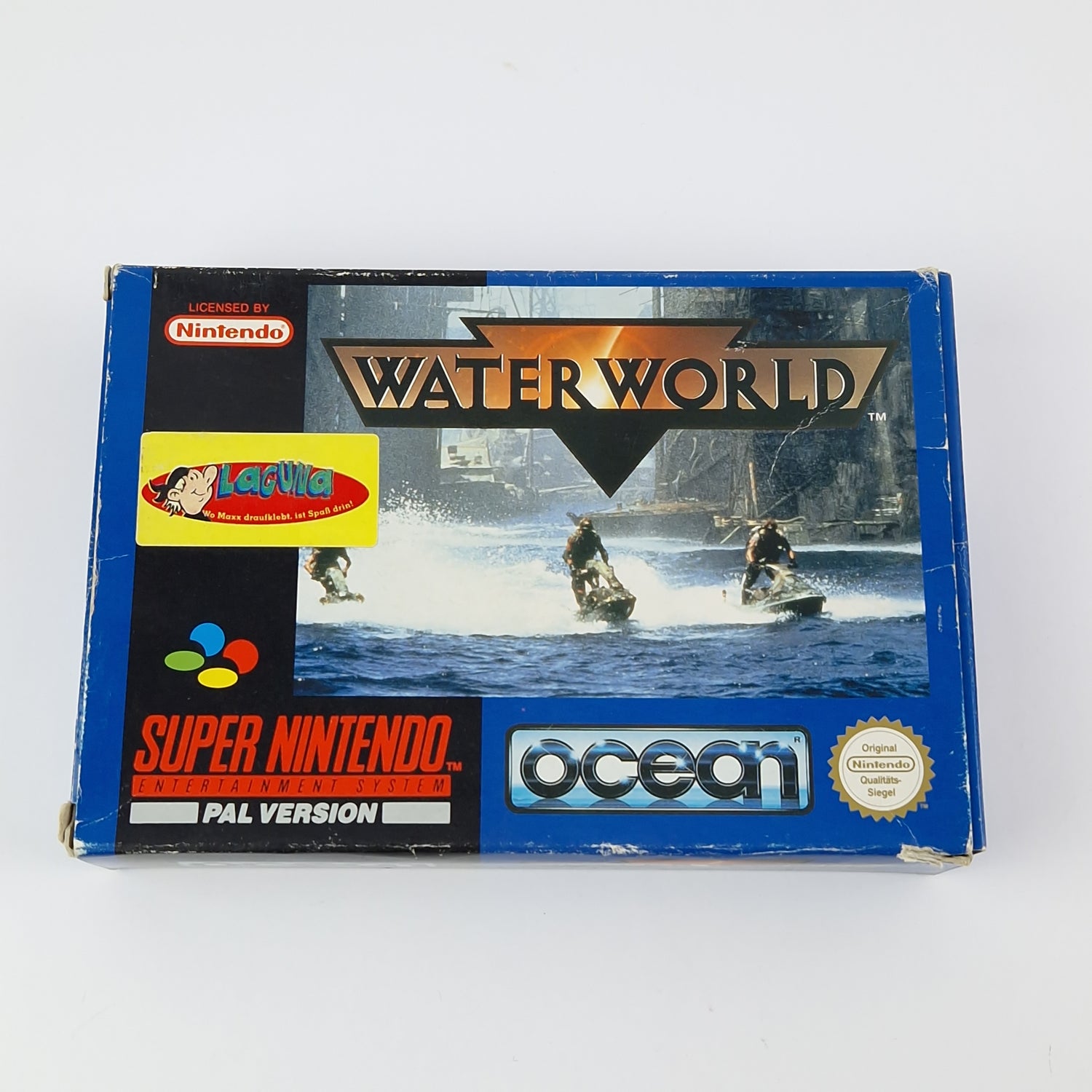 Super Nintendo game: Water World - original packaging & instructions PAL | SNES Waterworld