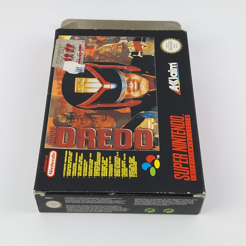 Super Nintendo Spiel : Judge Dredd - OVP & Anleitung PAL | SNES Game Acclaim