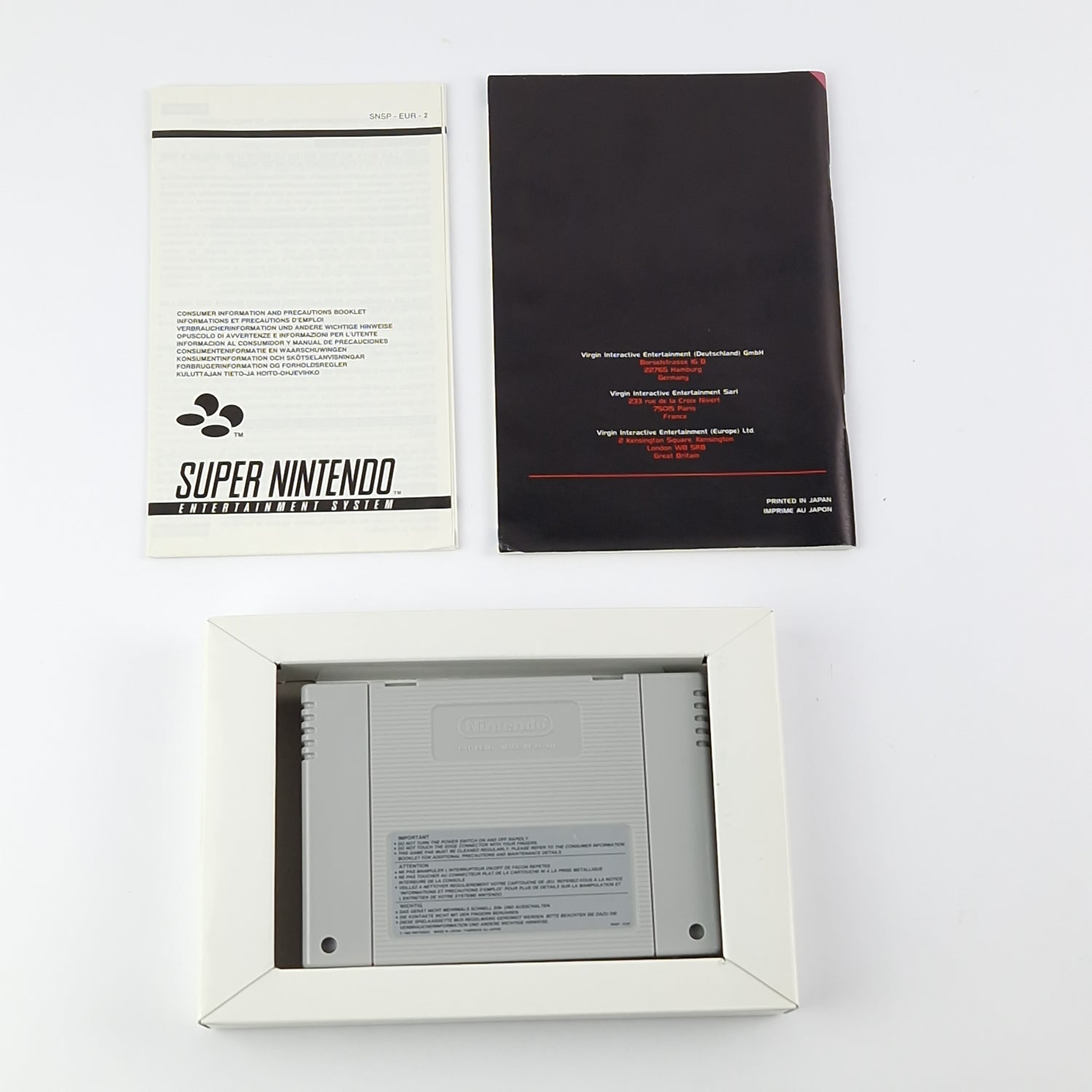 Super Nintendo Spiel : Star Trek Deep Space Nine  - OVP & Anleitung PAL | SNES
