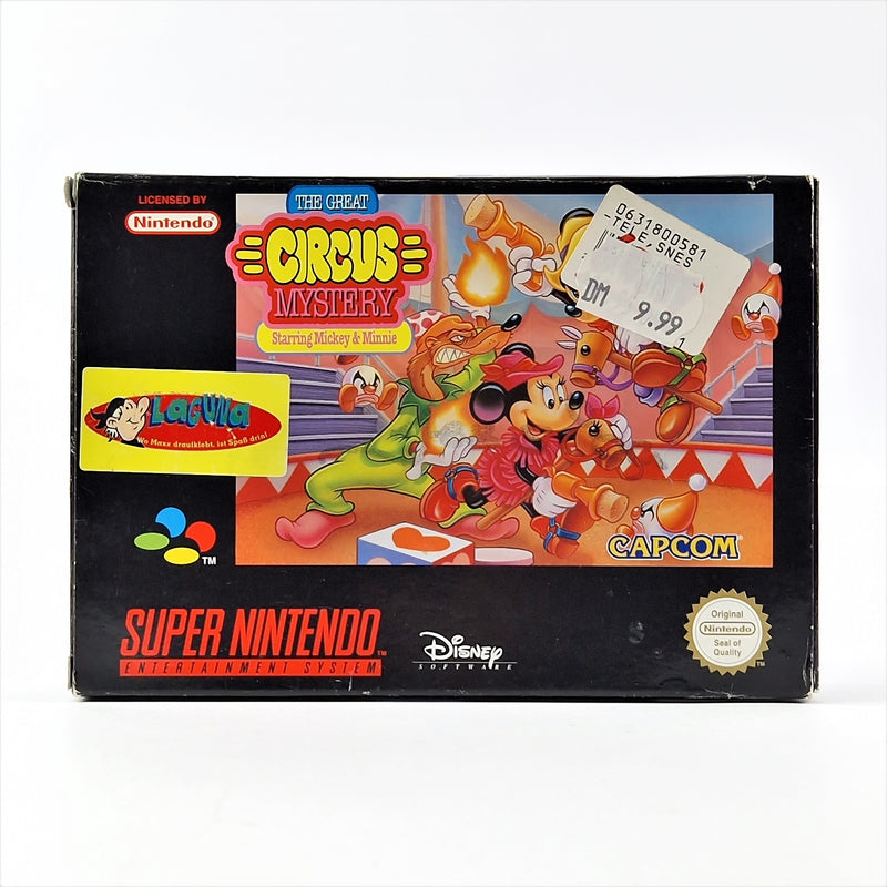 Super Nintendo Spiel : The Great Circus Mystery starring Mickey Mouse - SNES OVP