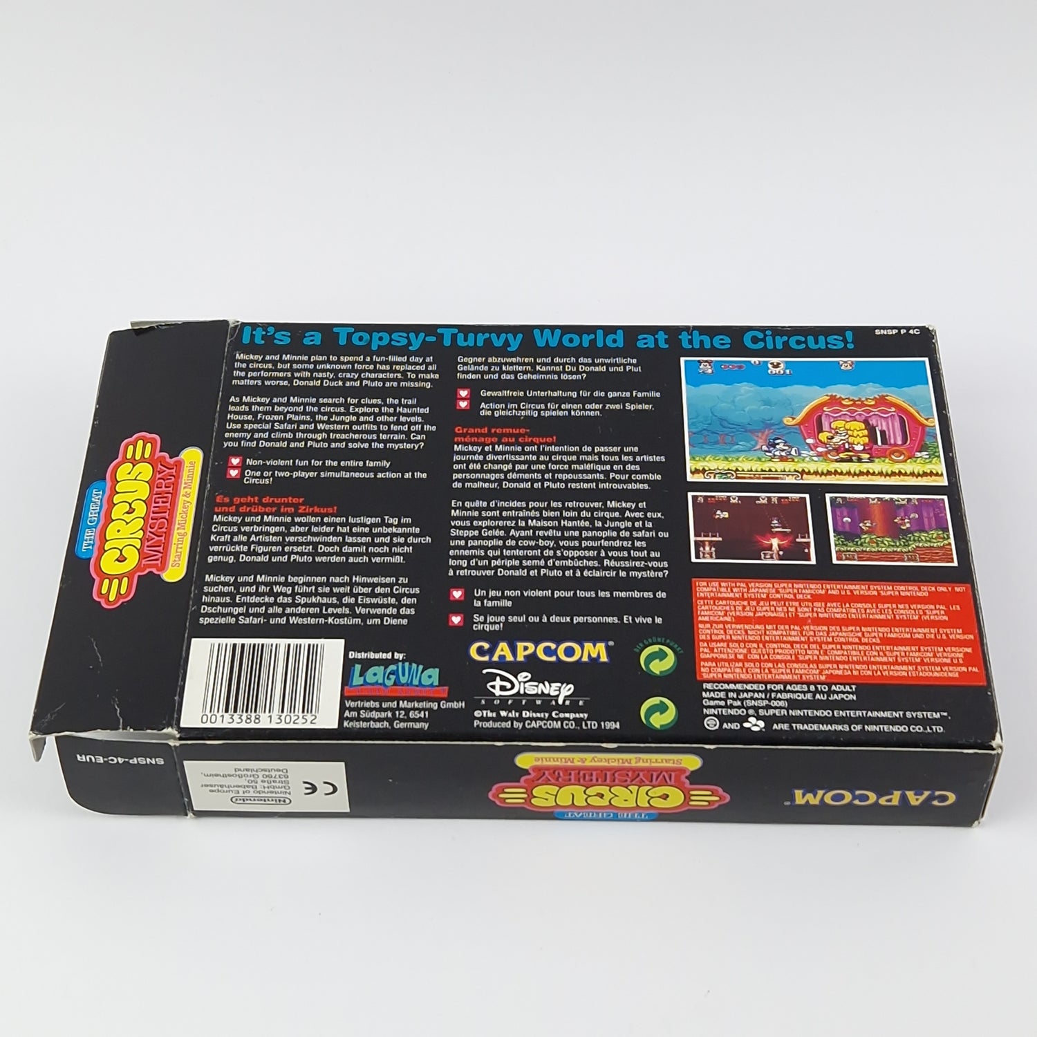 Super Nintendo Spiel : The Great Circus Mystery starring Mickey Mouse - SNES OVP