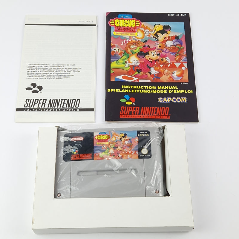 Super Nintendo Spiel : The Great Circus Mystery starring Mickey Mouse - SNES OVP