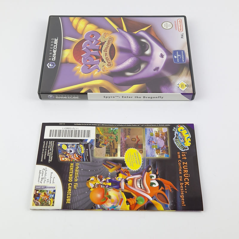 Nintendo Gamecube Game: Spyro Enter The Dragonfly - OVP Instructions PAL | Disc