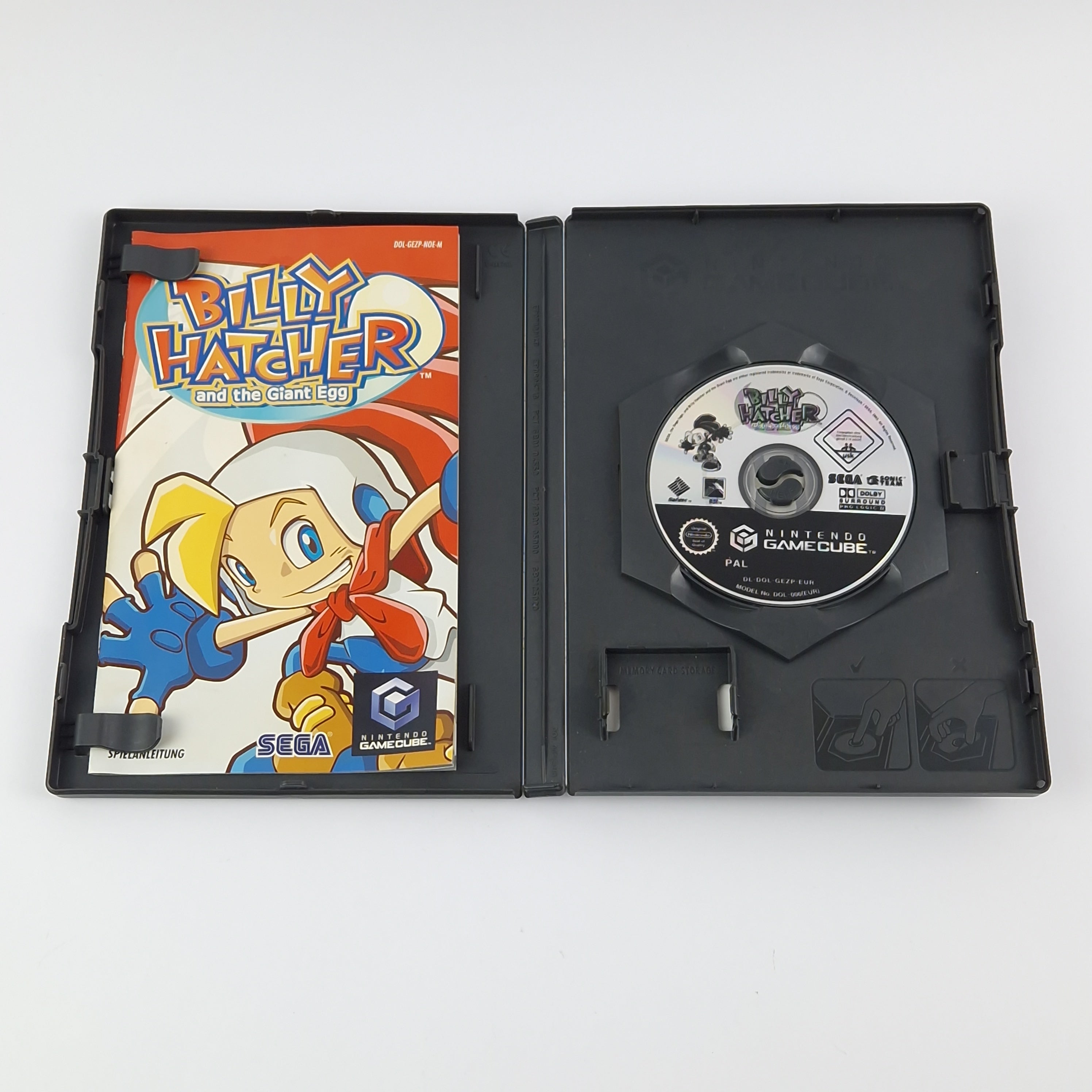 Nintendo Gamecube Spiel : Billy Hatcher and the Giant Egg - OVP Anleitung PAL