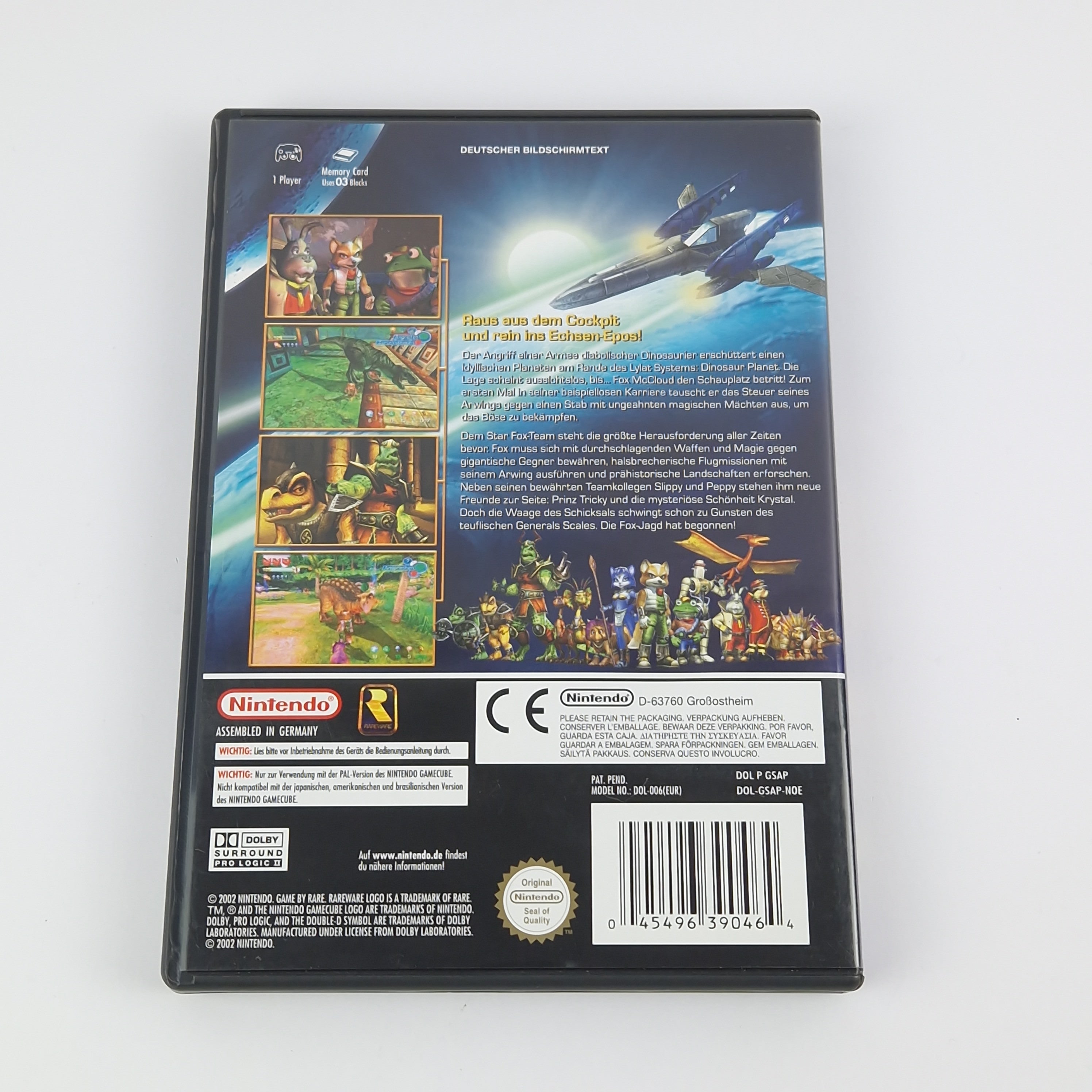 Nintendo Gamecube Spiel : Starfox Adventures - OVP Anleitung PAL | GC Disk