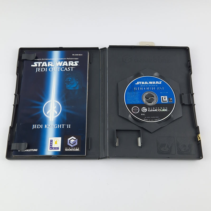 Nintendo Gamecube Spiel : Star Wars Jedi Outcast - OVP Anleitung PAL | GC Disk