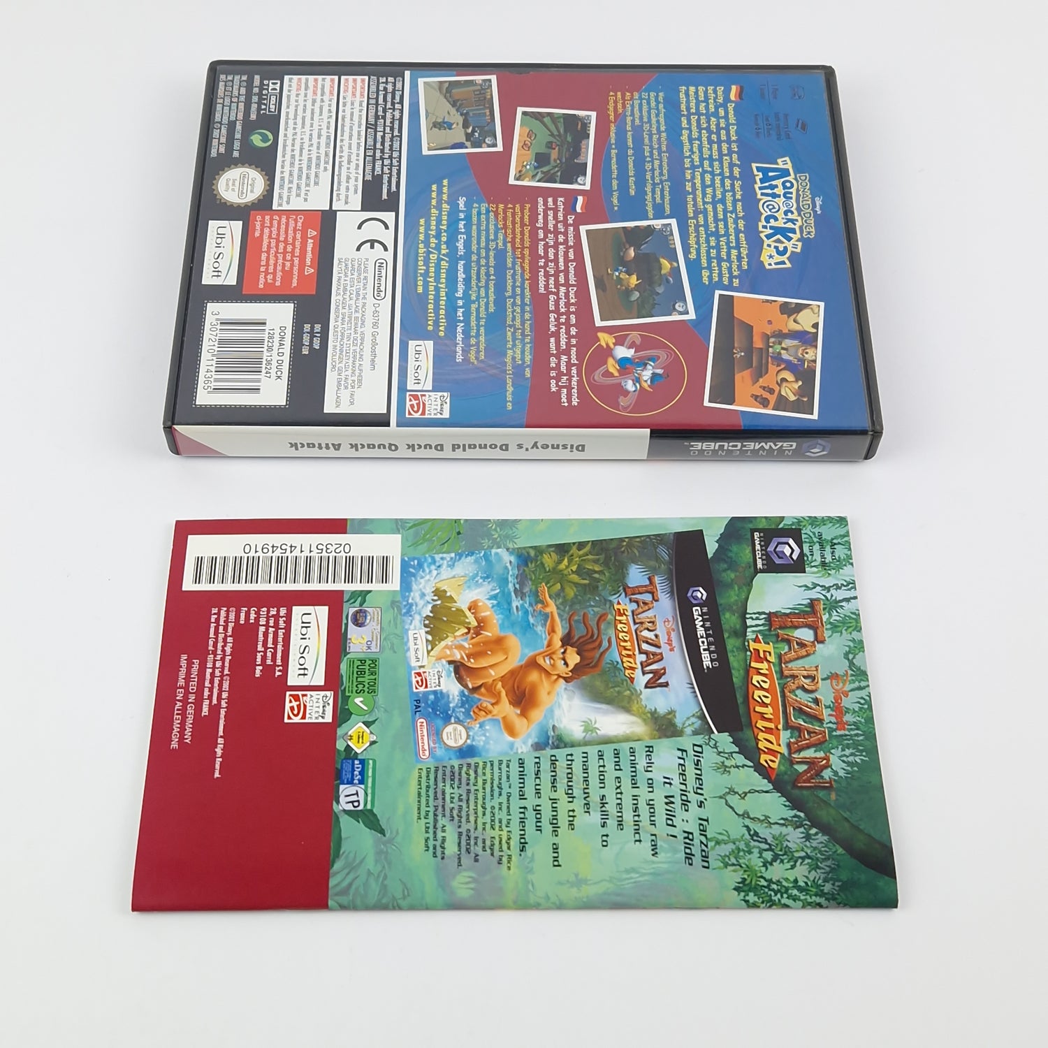 Nintendo Gamecube Spiel : Donald Duck Quack Attack - OVP Anleitung PAL | GC Disk