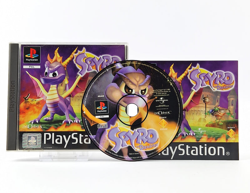 Sony Playstation 1 Spiel : Spyro The Dragon - OVP Anleitung PAL | PS1 PSX PSone