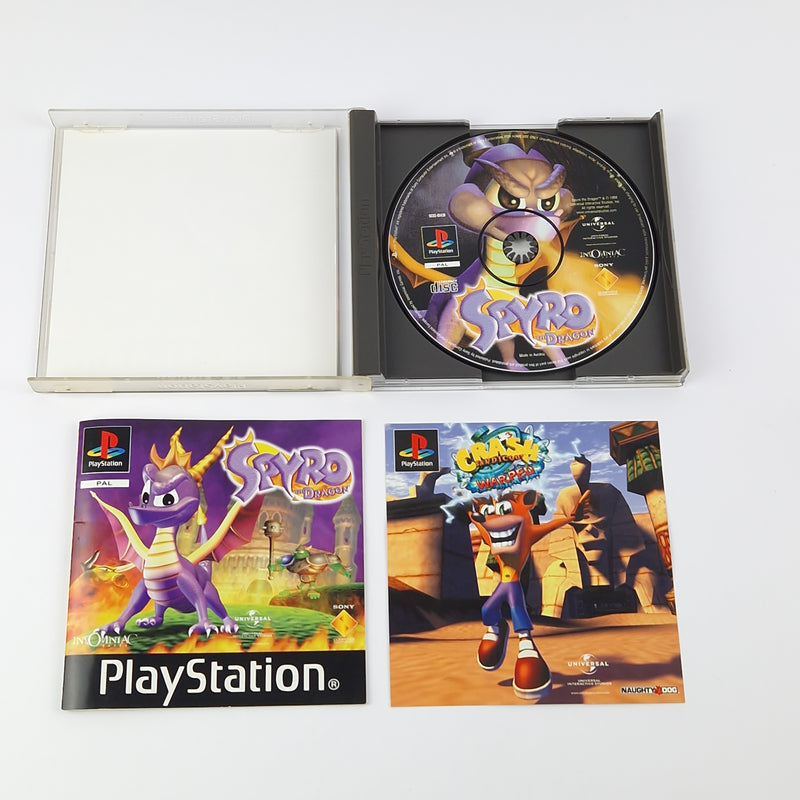 Sony Playstation 1 Spiel : Spyro The Dragon - OVP Anleitung PAL | PS1 PSX PSone