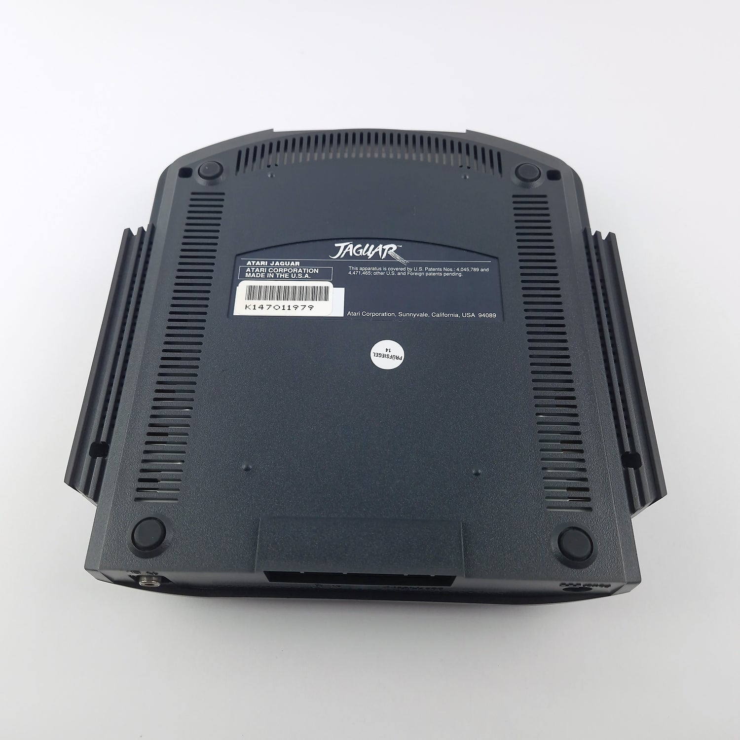 Atari Jaguar Konsole mit 1 Controller,  Anschlusskabel u 6 Spiele - Doom OVP PAL