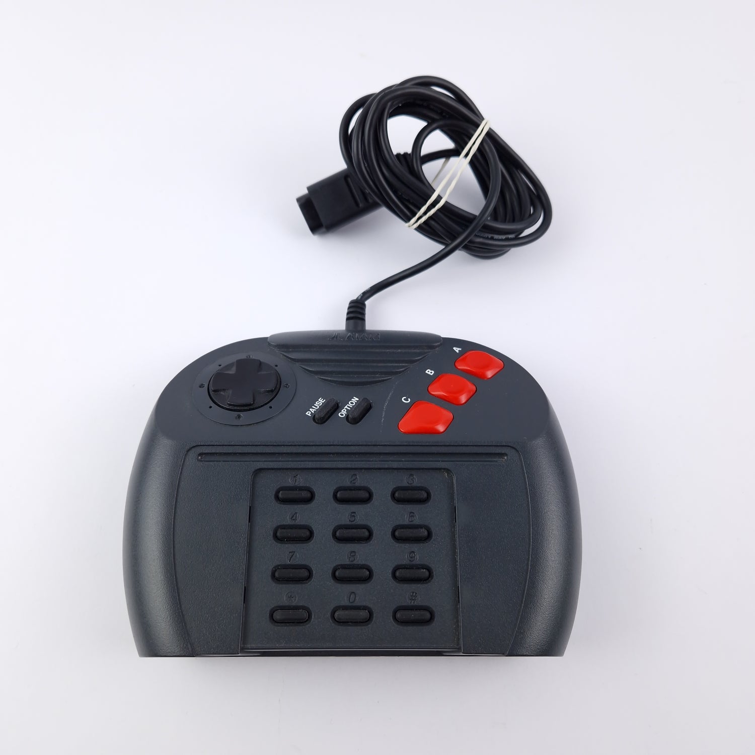 Atari Jaguar Konsole mit 1 Controller,  Anschlusskabel u 6 Spiele - Doom OVP PAL