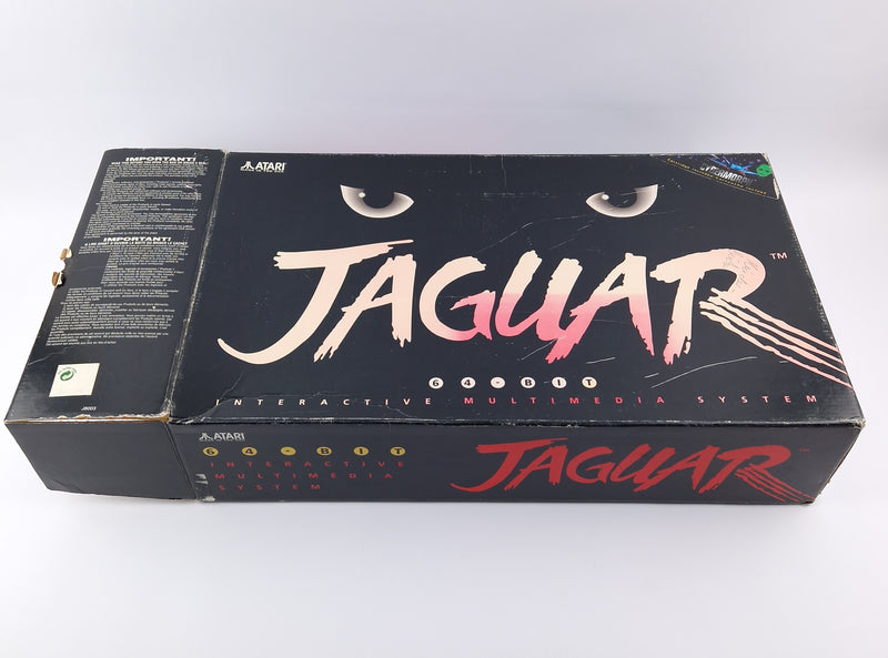 Atari Jaguar Konsole mit 1 Controller,  Anschlusskabel u 6 Spiele - Doom OVP PAL