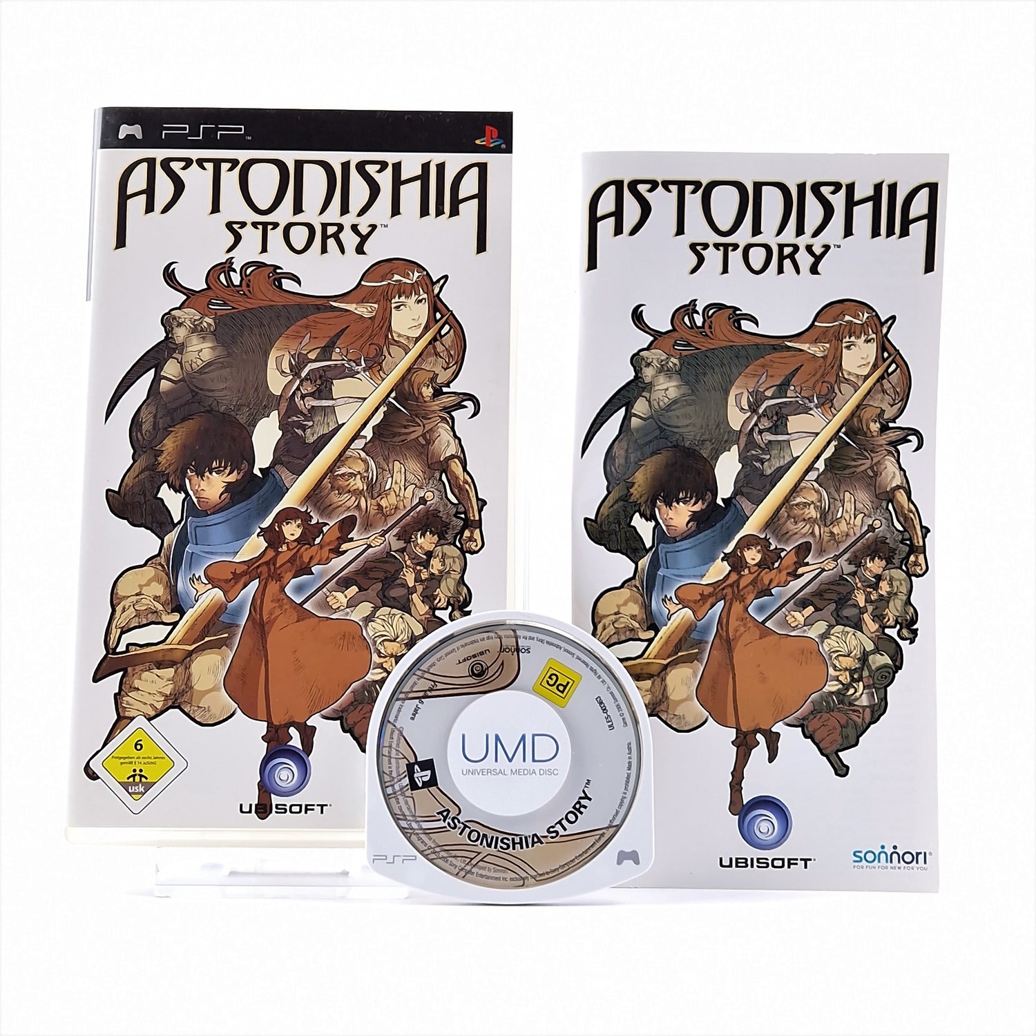 Sony Playstation Portable Game: Astonishia Story - OVP Manual PSP PAL