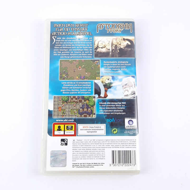 Sony Playstation Portable Game: Astonishia Story - OVP Manual PSP PAL