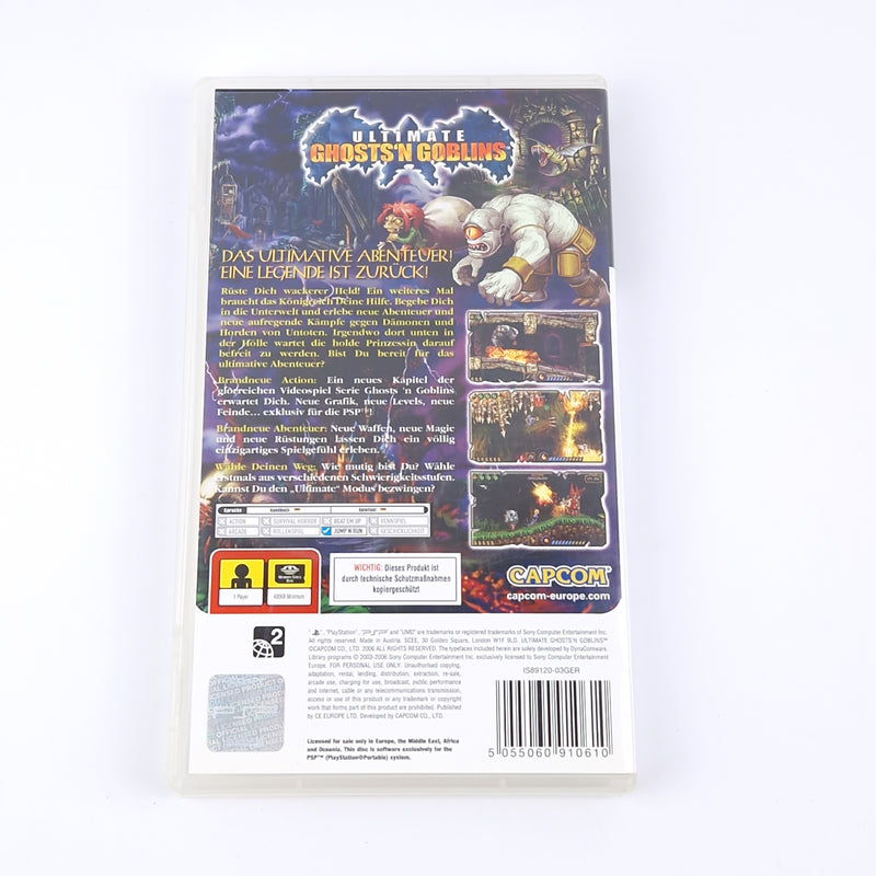 Sony Playstation Portable Spiel : Ultimate Ghosts´n Goblins  - OVP PAL PSP
