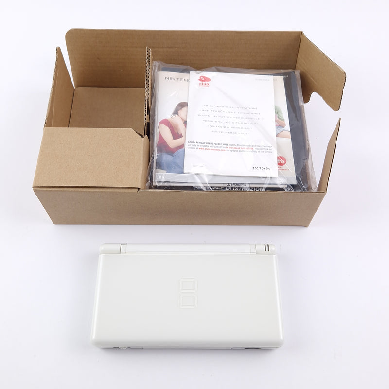 Nintendo DS Lite Konsole : Weiss in OVP ohne Ladekabel - PAL Console