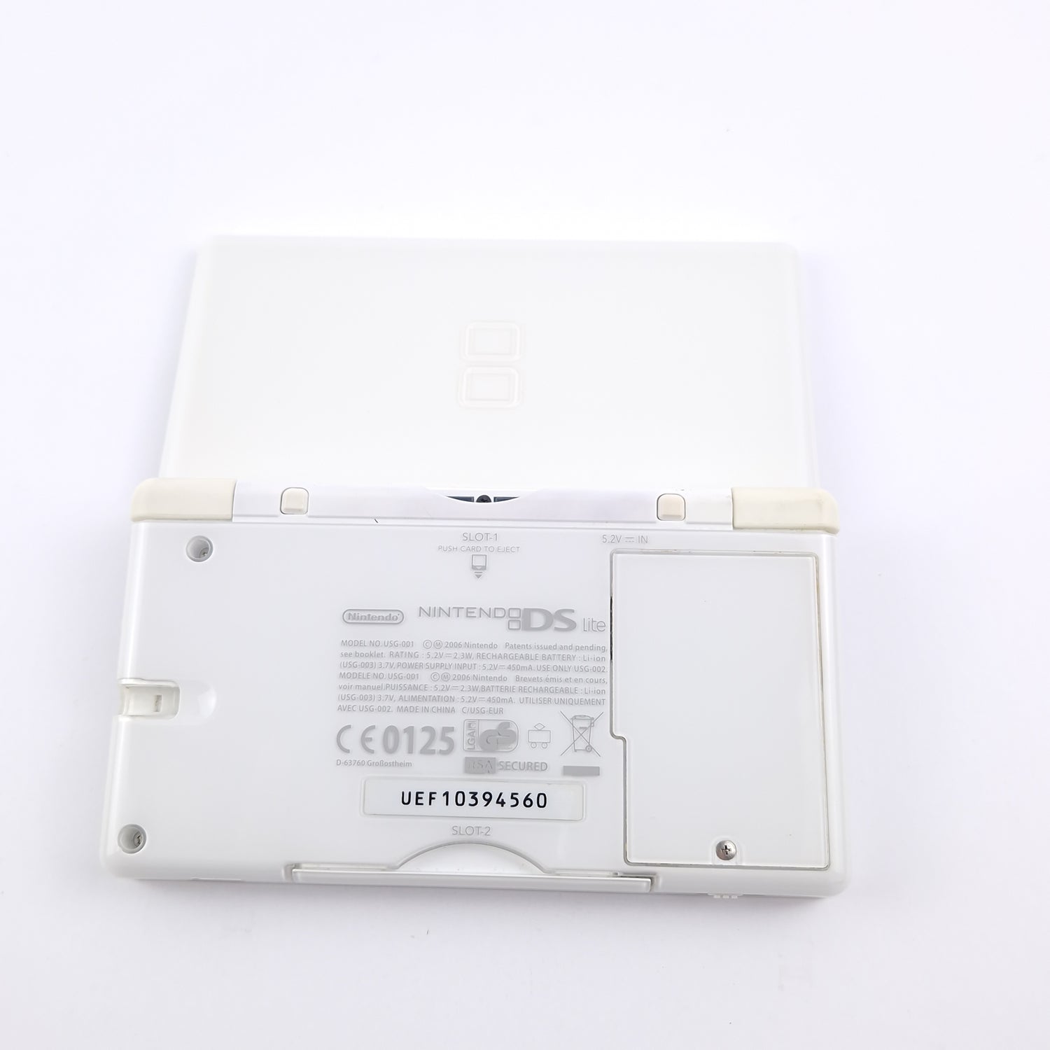 Nintendo DS Lite Konsole : Weiss in OVP ohne Ladekabel - PAL Console