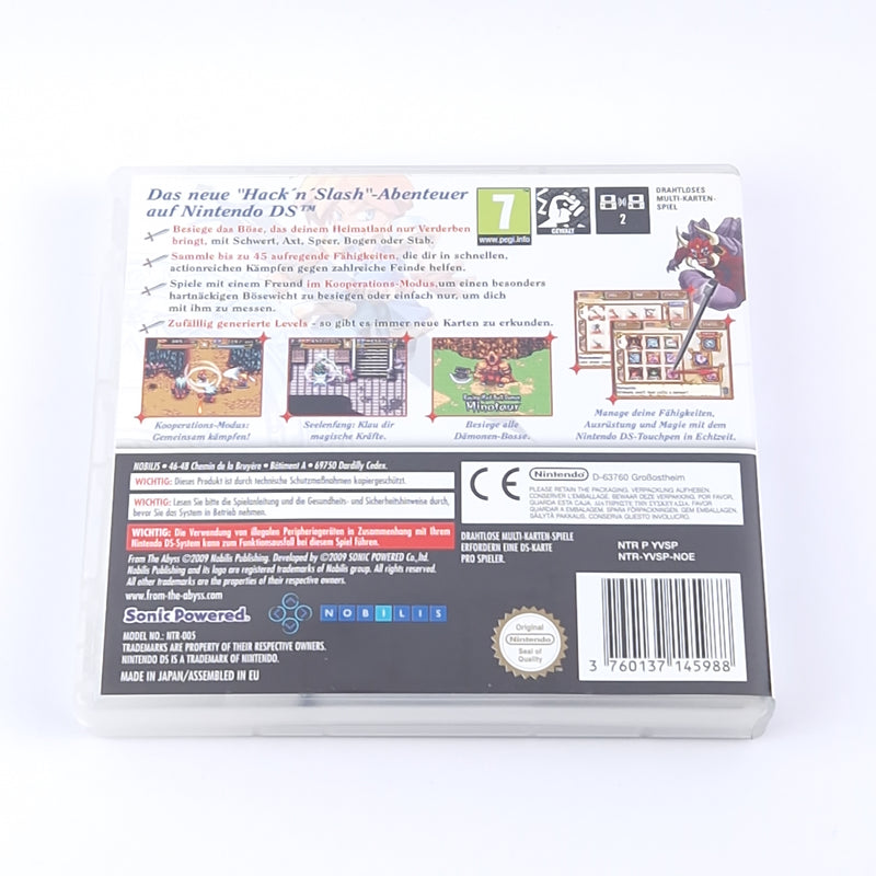 Nintendo DS game: From The Abyss - OVP instructions PAL game | 3DS compatible