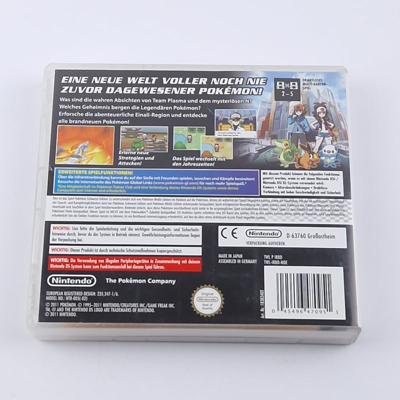 Nintendo DS Spiel : Pokemon Schwarze Edition - OVP Anleitung PAL Game | 3DS