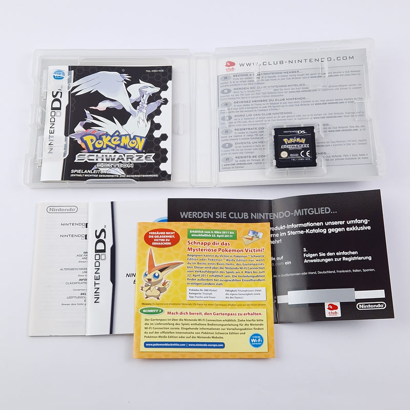 Nintendo DS Spiel : Pokemon Schwarze Edition - OVP Anleitung PAL Game | 3DS