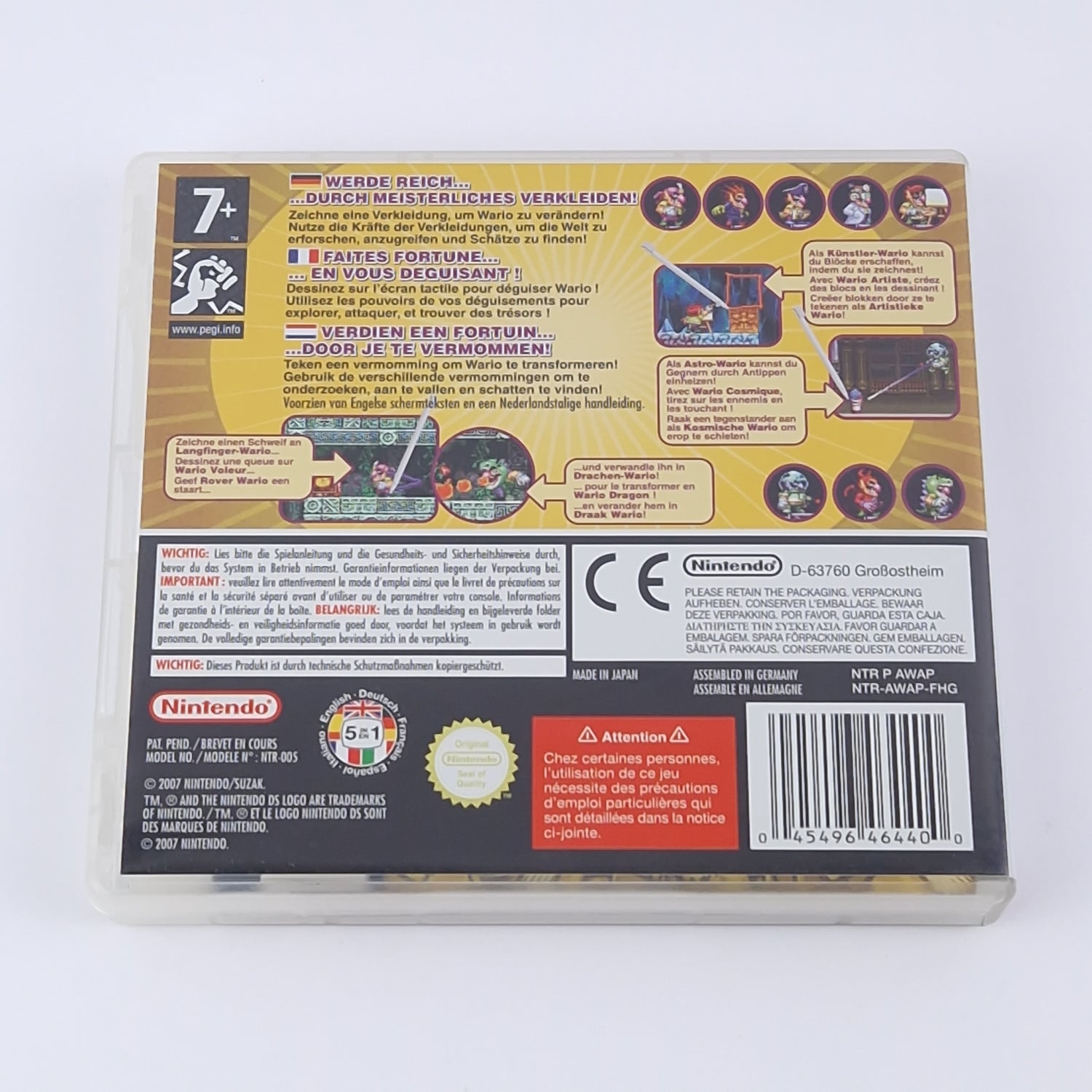 Nintendo DS game: Wario Master of Disguise - OVP instructions PAL game | 3DS