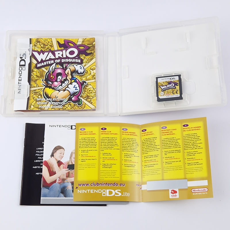 Nintendo DS Spiel : Wario Master of Disguise - OVP Anleitung PAL Game | 3DS