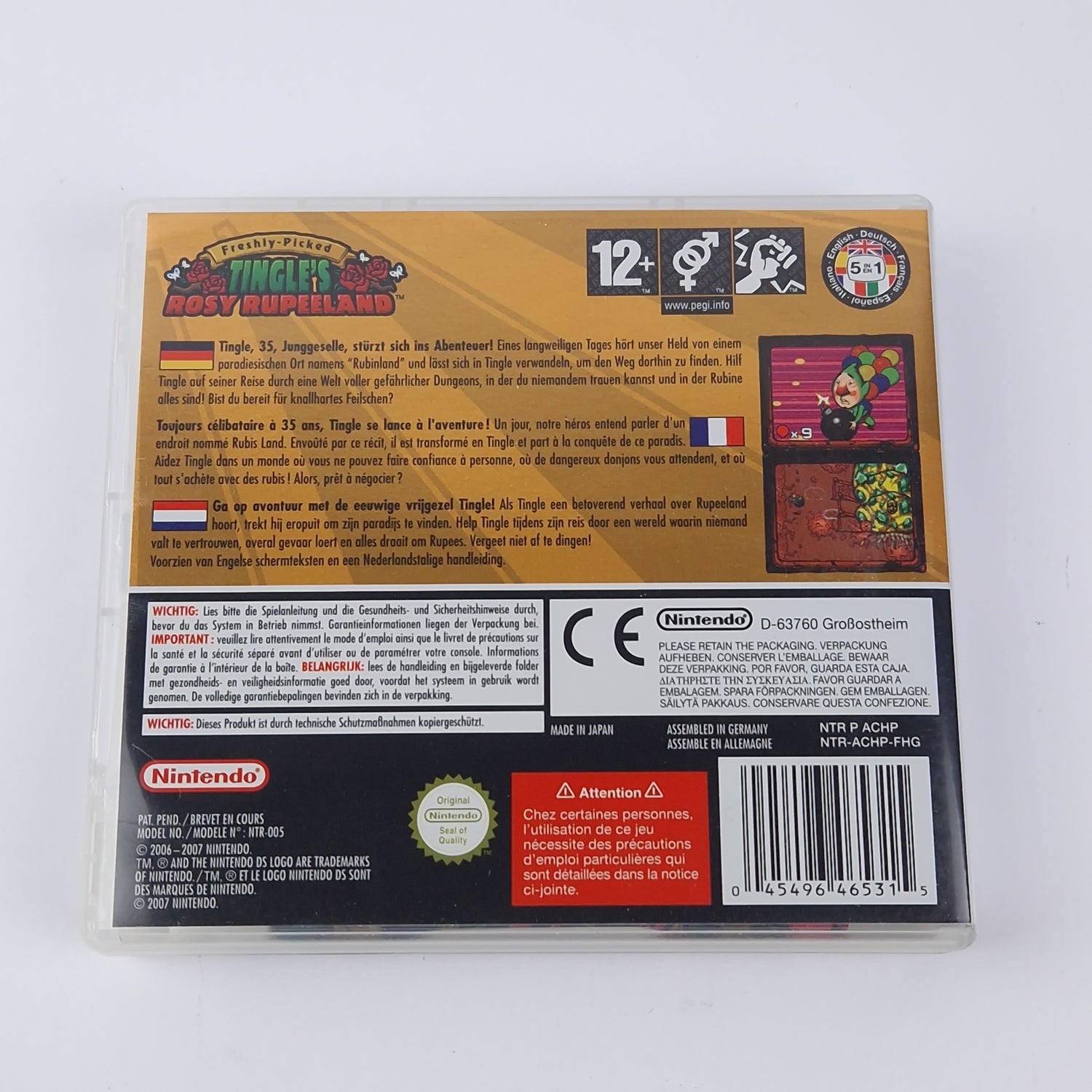 Nintendo DS Spiel : Tingle´s Rosy Rupeeland - OVP Anleitung PAL Game | 3DS