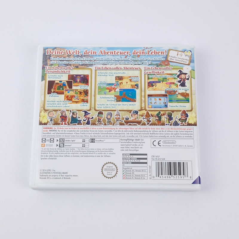 Nintendo 3DS Spiel : Fantasy Life - OVP Anleitung PAL | DS kompatibel