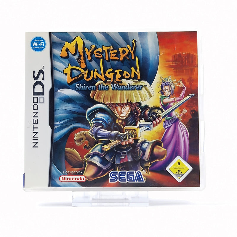 Nintendo DS Spiel : Mystery Dungeon Shiren The Wanderer - OVP Anleitung PAL 3DS