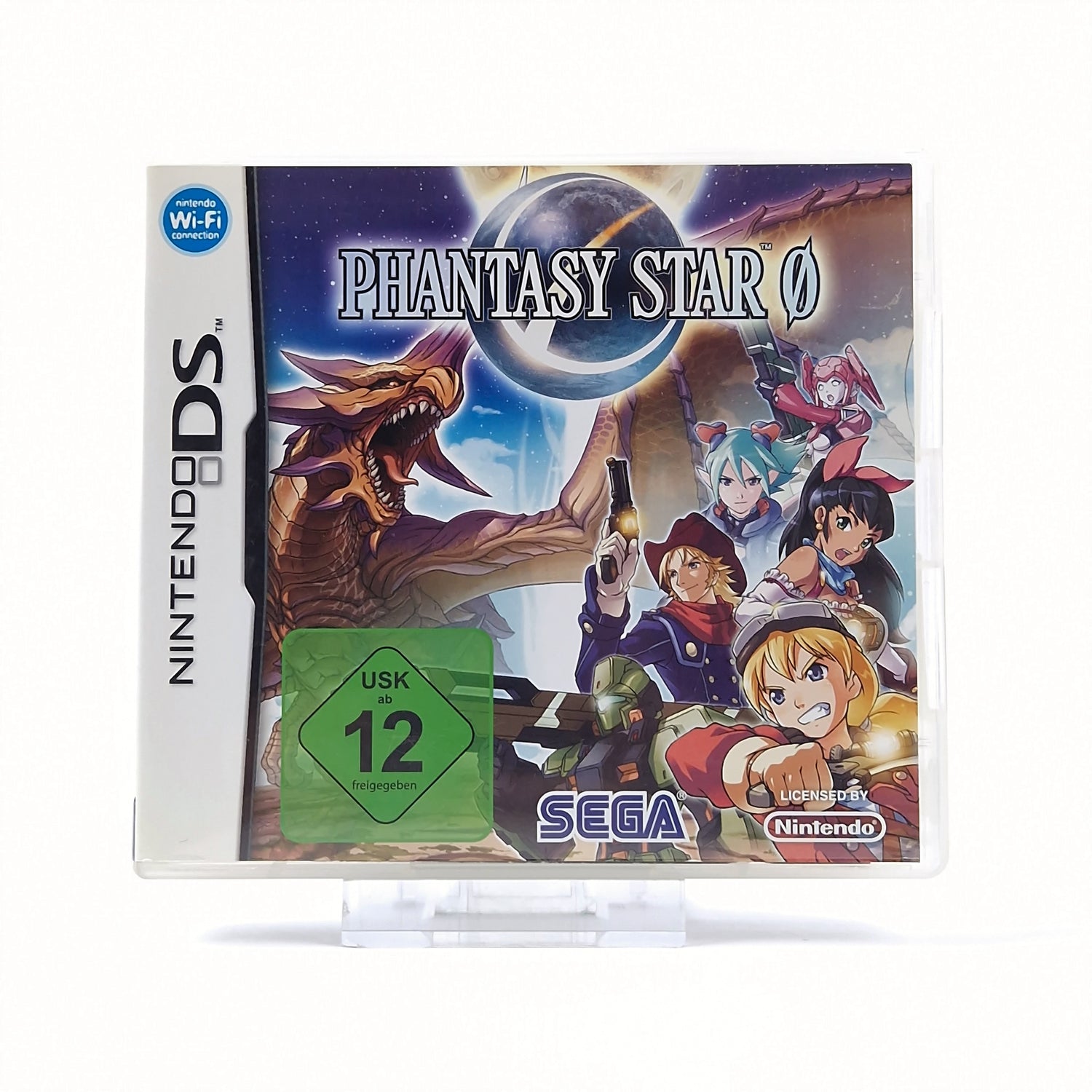 Nintendo DS game: Phantasy Star Zero - original instructions PAL 3DS compatible